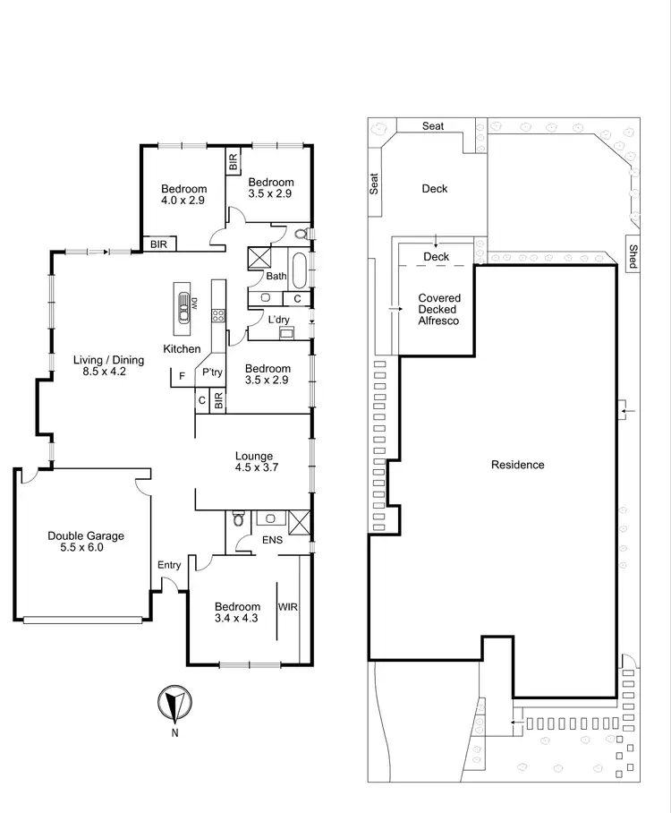 Floorplan of Homely house listing, 3 Miranda Drive, Doreen VIC 3754