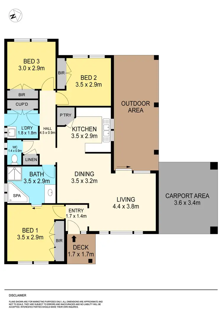 Floorplan of Homely house listing, 7 Lincoln Street, Wendouree VIC 3355