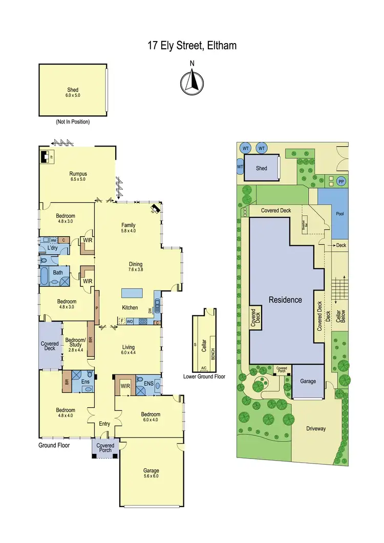 Floorplan of Homely house listing, 17 Ely Street, Eltham VIC 3095