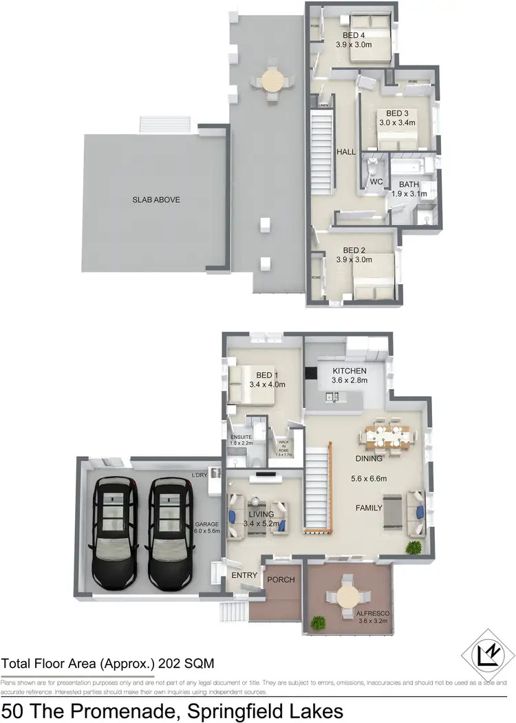 Floorplan of Homely house listing, 50 The Promenade, Springfield Lakes QLD 4300