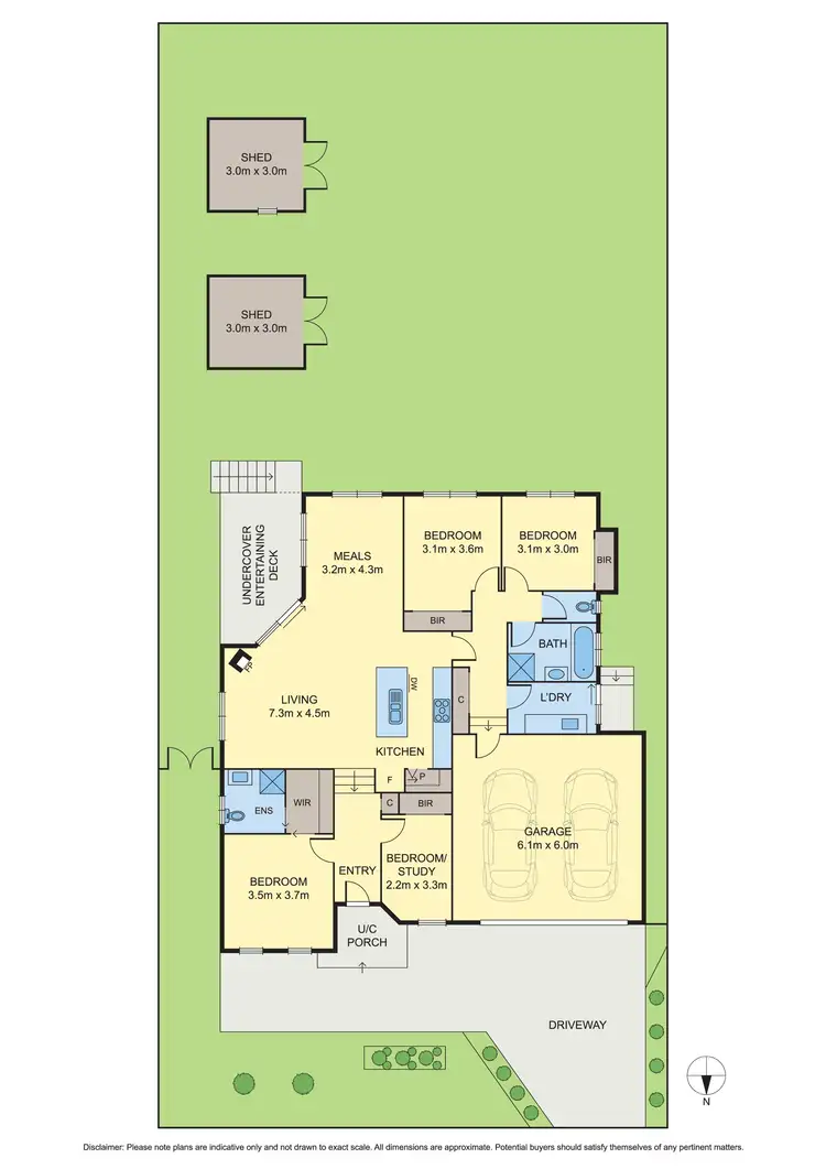 Floorplan of Homely house listing, 14 Plover Way, Whittlesea VIC 3757