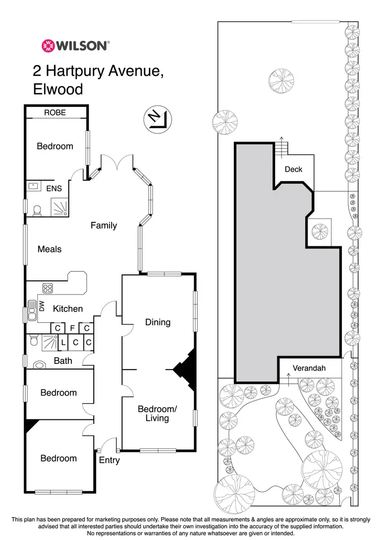 Floorplan of Homely house listing, 2 Hartpury Avenue, Elwood VIC 3184