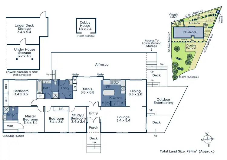 Floorplan of Homely house listing, 7 Patrick Court, Boronia VIC 3155