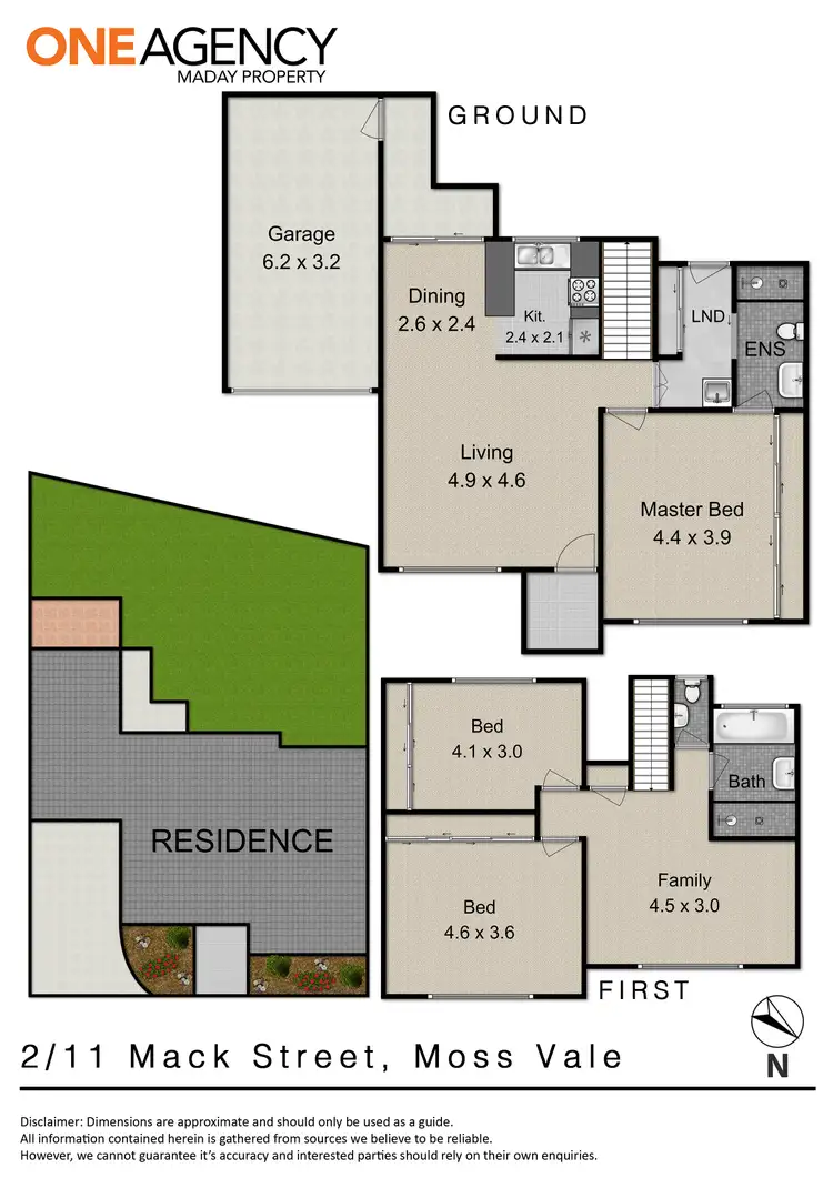 Floorplan of Homely townhouse listing, 2/11 Mack Street, Moss Vale NSW 2577