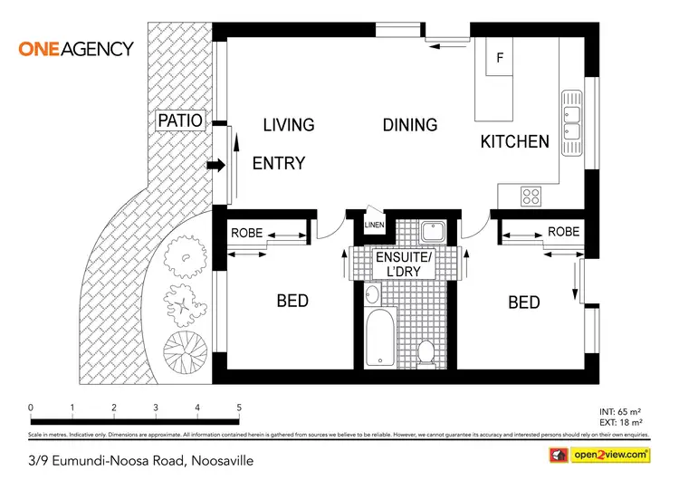Floorplan of Homely apartment listing, 3/9 Eumundi Noosa Road, Noosaville QLD 4566