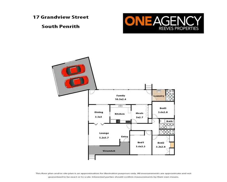 Floorplan of Homely house listing, 17 Grandview Street, South Penrith NSW 2750