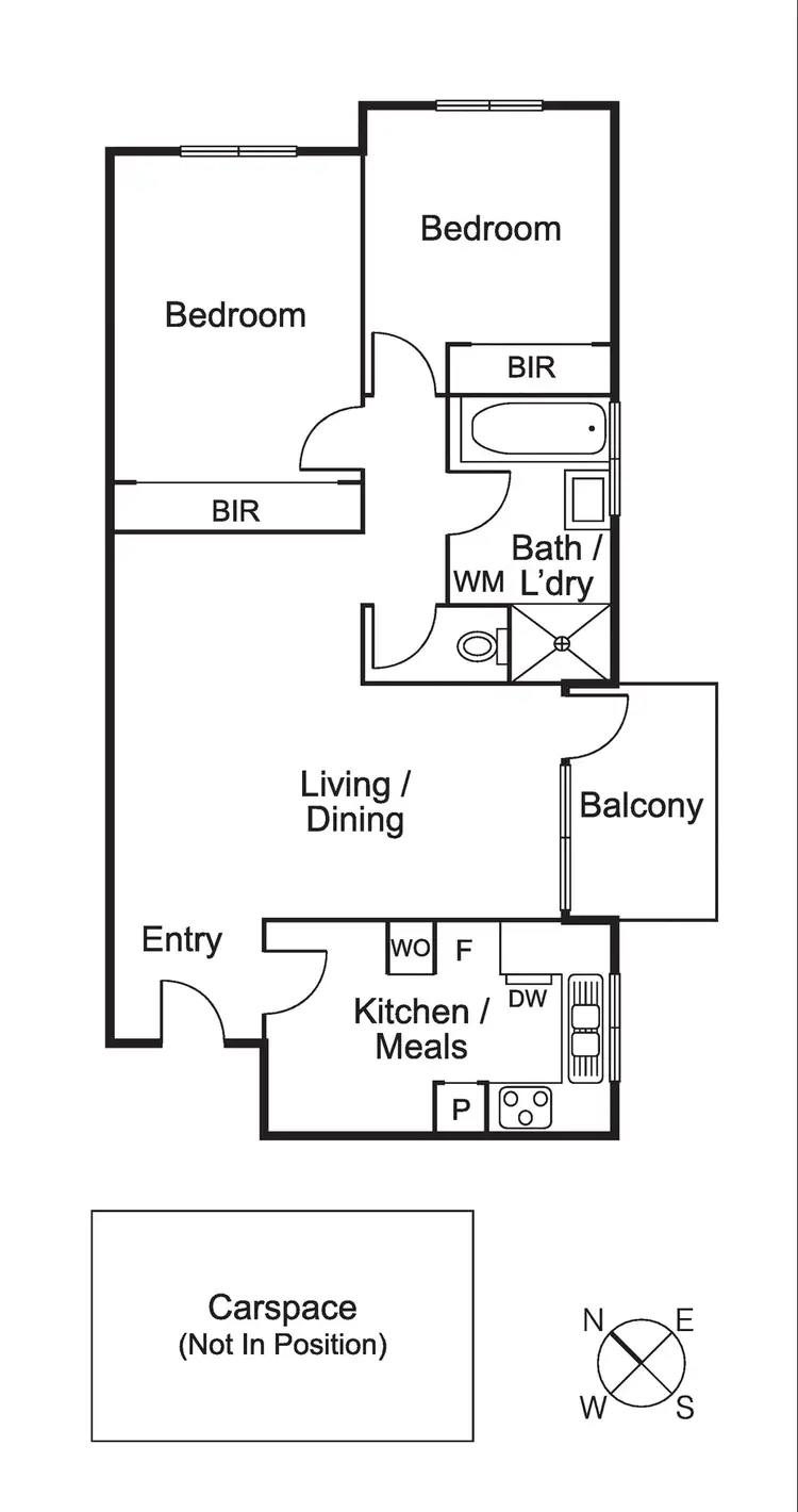 Floorplan of Homely apartment listing, 20/80 Grey Street, St Kilda VIC 3182