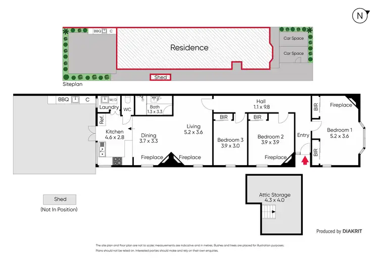 Floorplan of Homely house listing, 57 Spray Street, Elwood VIC 3184