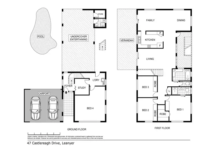 Floorplan of Homely house listing, 47 Castlereagh Drive, Leanyer NT 812