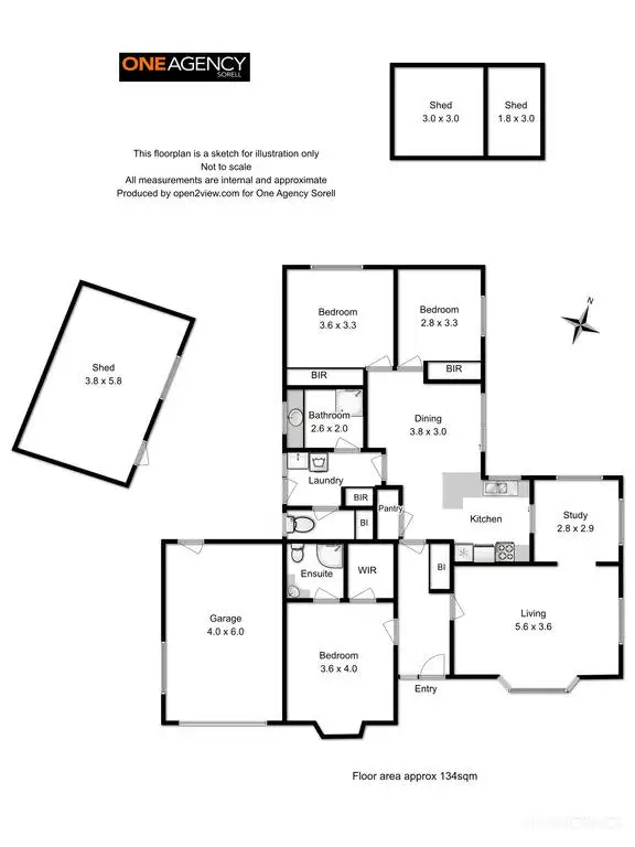 Floorplan of Homely house listing, 14 Devenish Drive, Sorell TAS 7172