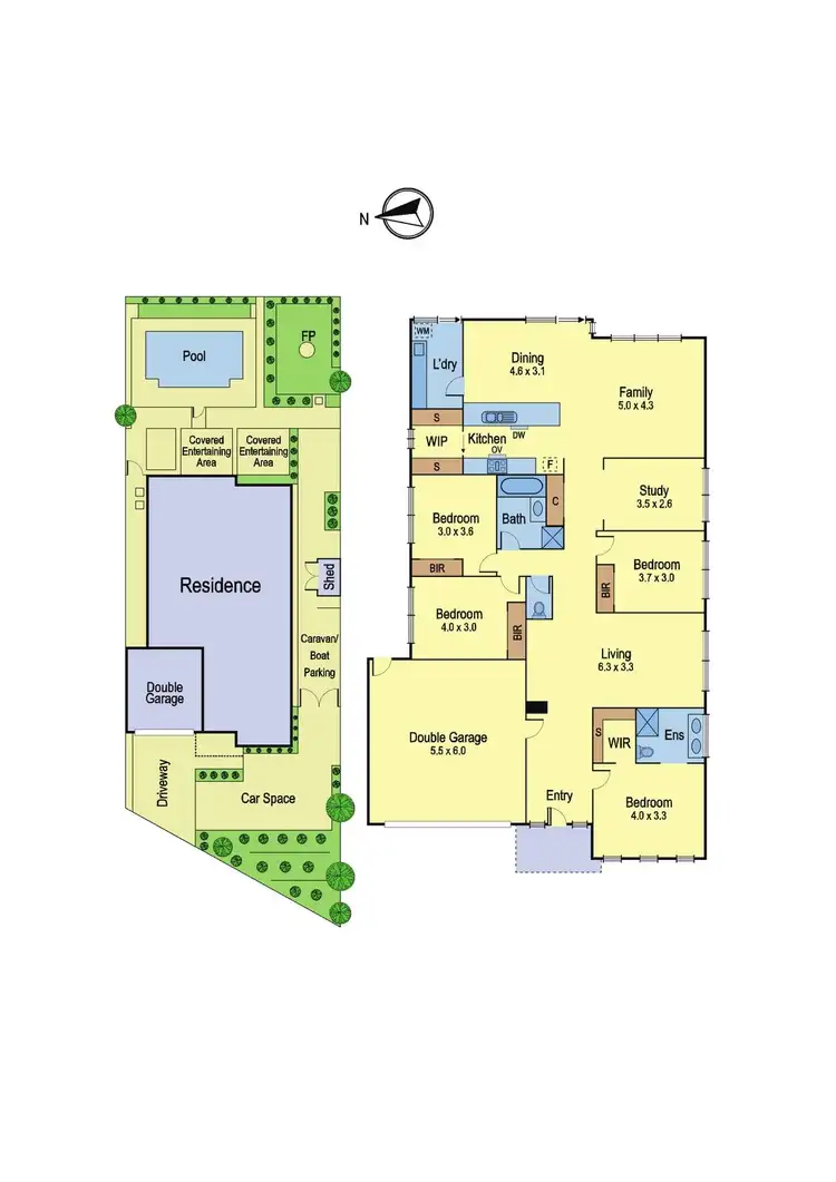 Floorplan of Homely house listing, 91 Orchard Road, Doreen VIC 3754
