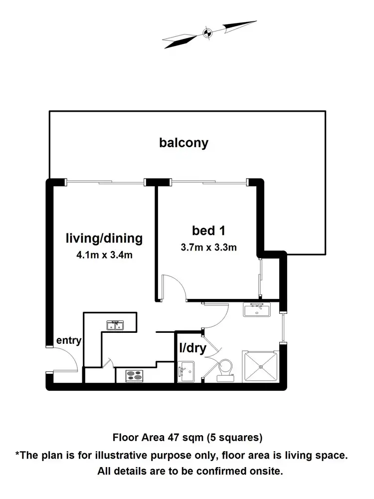 Floorplan of Homely apartment listing, 201/7-9 Birch Street, Bayswater VIC 3153