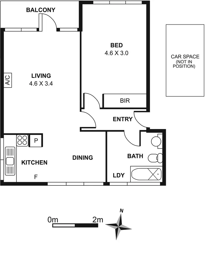 Floorplan of Homely apartment listing, 6/95-97 Carlisle Street, St Kilda VIC 3182