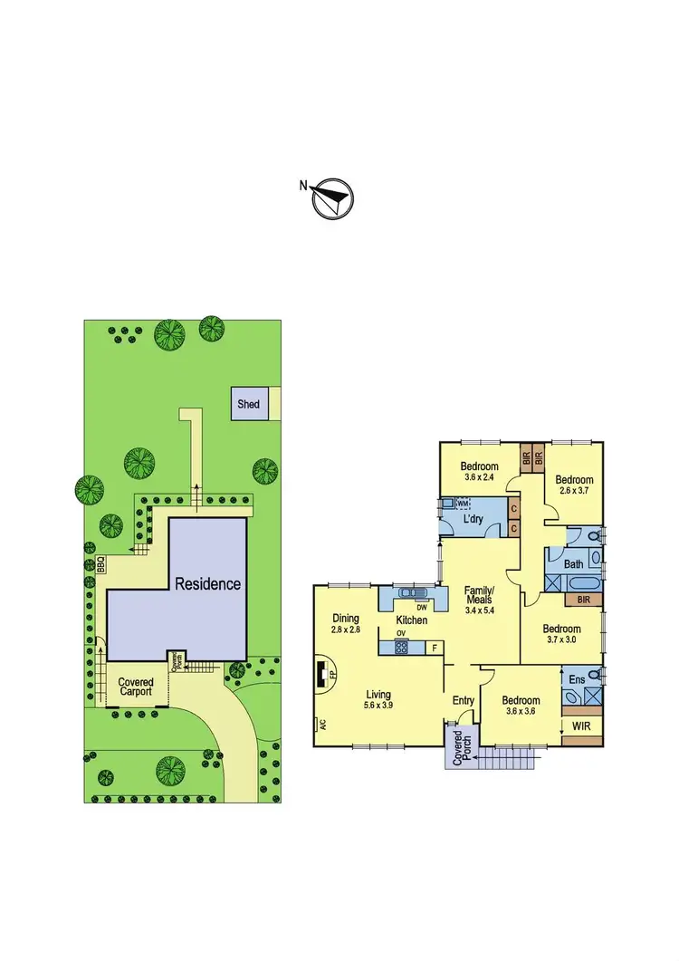 Floorplan of Homely house listing, 14 Tamboon Drive, Greensborough VIC 3088