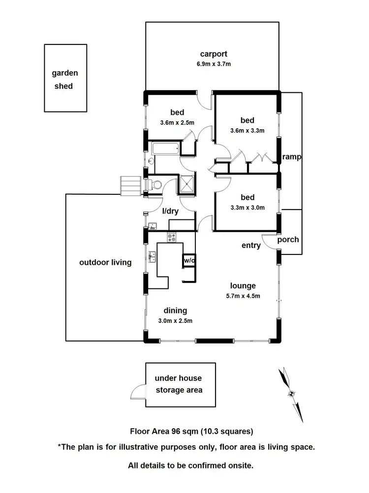 Floorplan of Homely house listing, 4 Greenslopes Road, The Patch VIC 3792