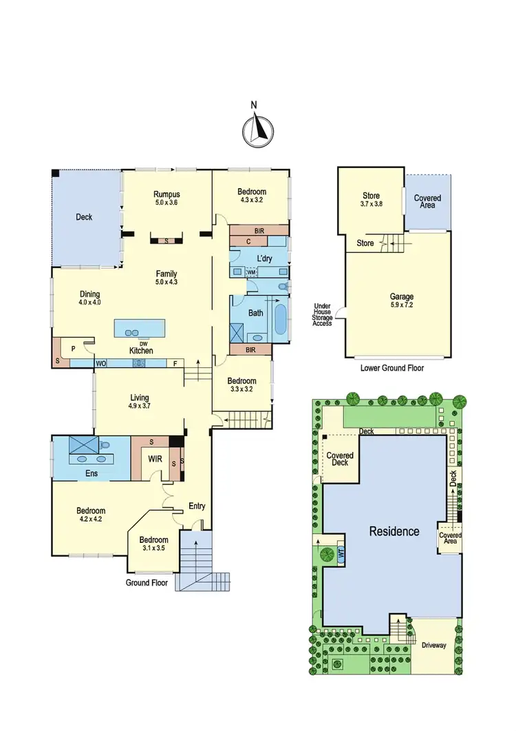 Floorplan of Homely house listing, 6 Bernard Street, Doreen VIC 3754