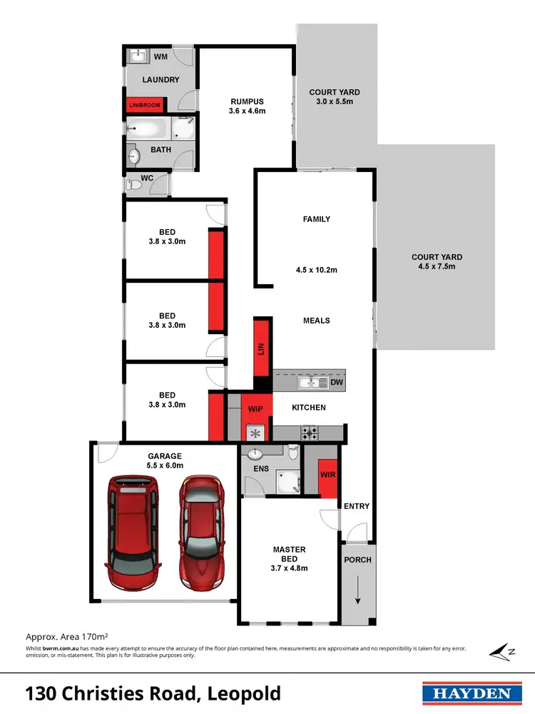 Floorplan of Homely house listing, 130 Christies Road, Leopold VIC 3224
