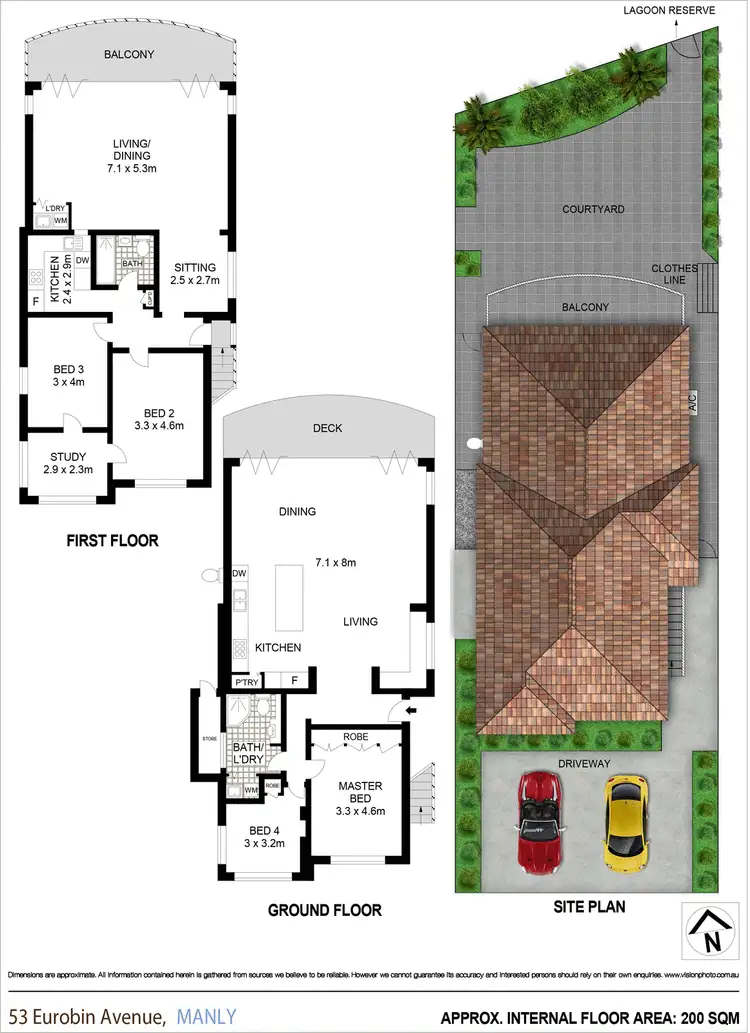 Floorplan of Homely house listing, 53 Eurobin Avenue, Manly NSW 2095