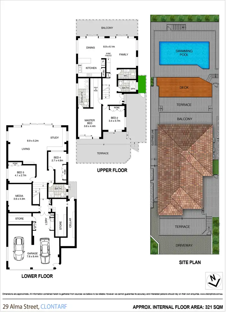 Floorplan of Homely house listing, 29 Alma Street, Clontarf NSW 2093