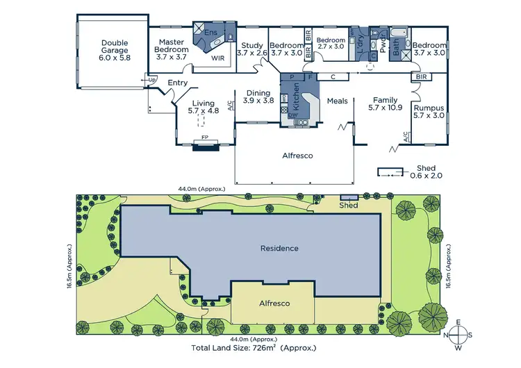 Floorplan of Homely house listing, 59 Peppermint Grove, Knoxfield VIC 3180