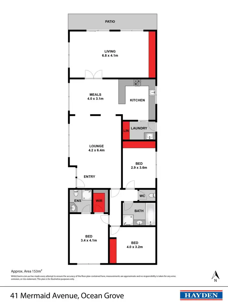 Floorplan of Homely house listing, 41 Mermaid Avenue, Ocean Grove VIC 3226