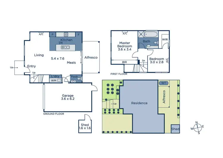 Floorplan of Homely townhouse listing, 19a Everglade Avenue, Forest Hill VIC 3131