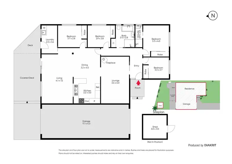 Floorplan of Homely house listing, 14 Tatlow Drive, Epping VIC 3076