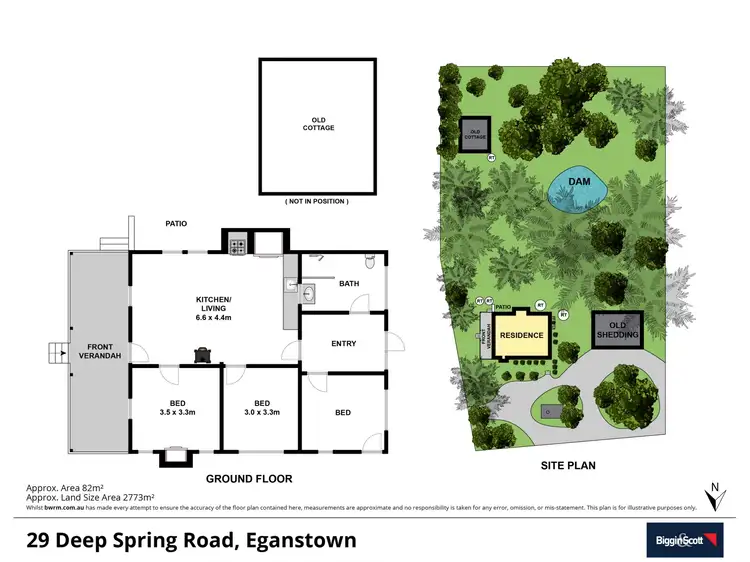 Floorplan of Homely house listing, 29 Deep Spring Road, Eganstown VIC 3461