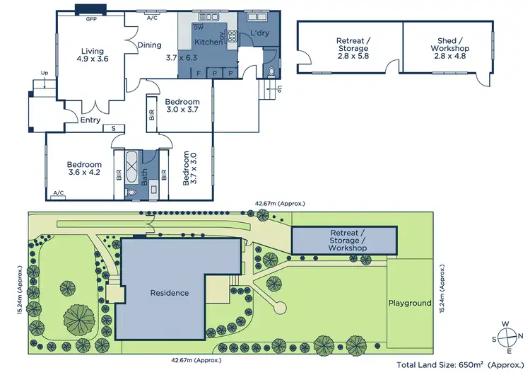 Floorplan of Homely house listing, 23 Craig Street, Blackburn South VIC 3130