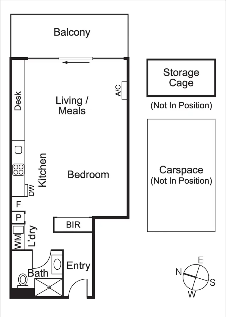 Floorplan of Homely apartment listing, 201/131 Acland Street, St Kilda VIC 3182