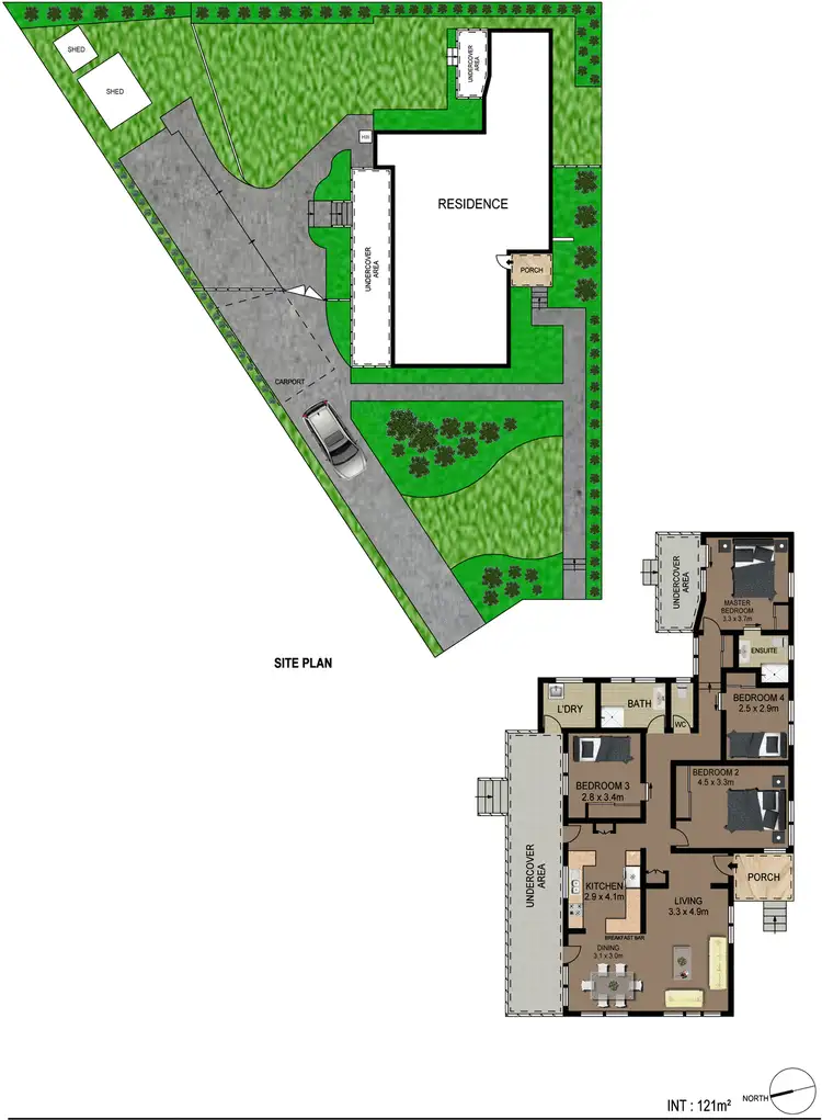 Floorplan of Homely house listing, 8 Cedar Place, Blacktown NSW 2148