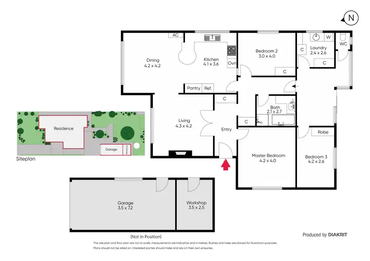 Floorplan of Homely house listing, 1 Pridham Street, Maribyrnong VIC 3032
