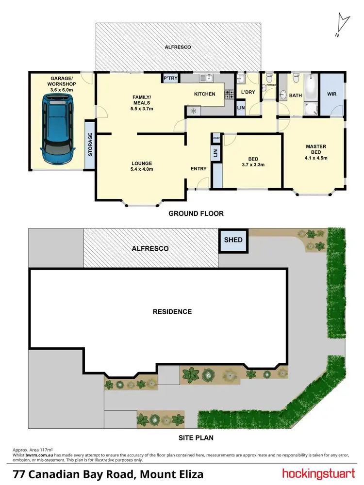 Floorplan of Homely unit listing, 77 Canadian Bay Road, Mount Eliza VIC 3930