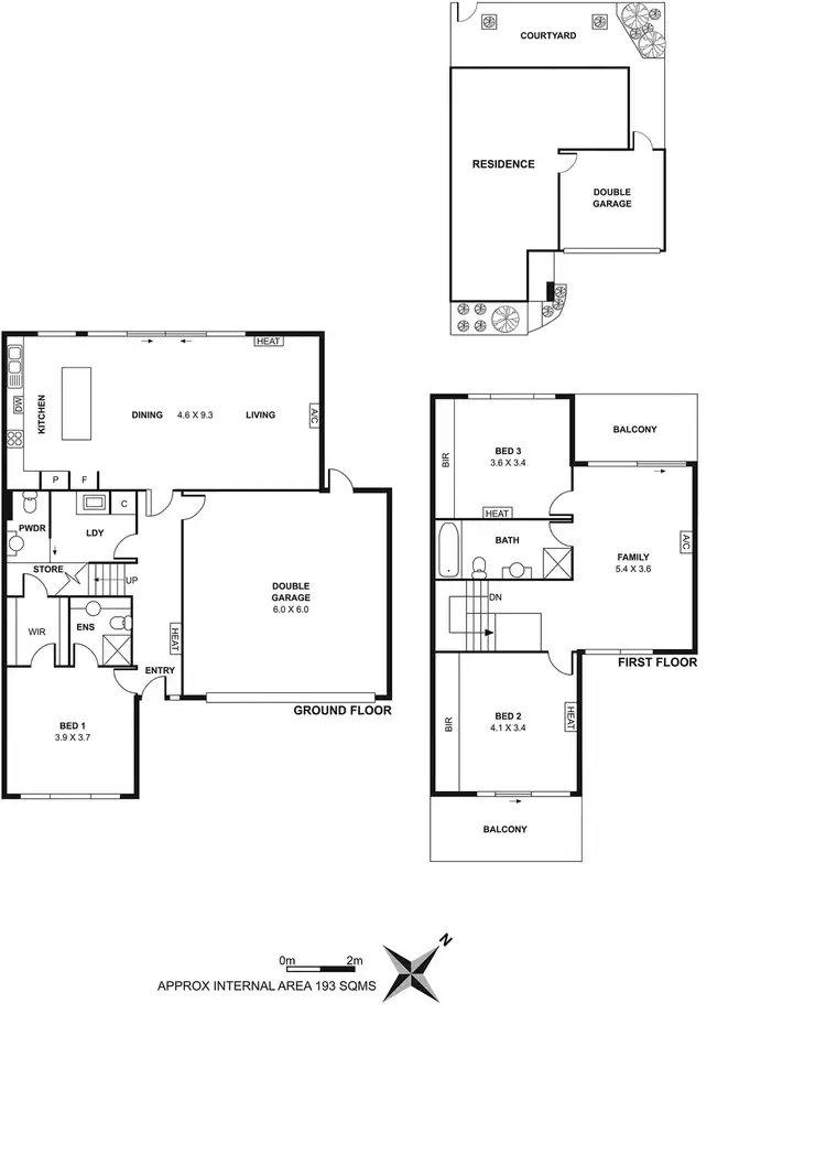 Floorplan of Homely townhouse listing, 7/1089 Plenty Road, Bundoora VIC 3083