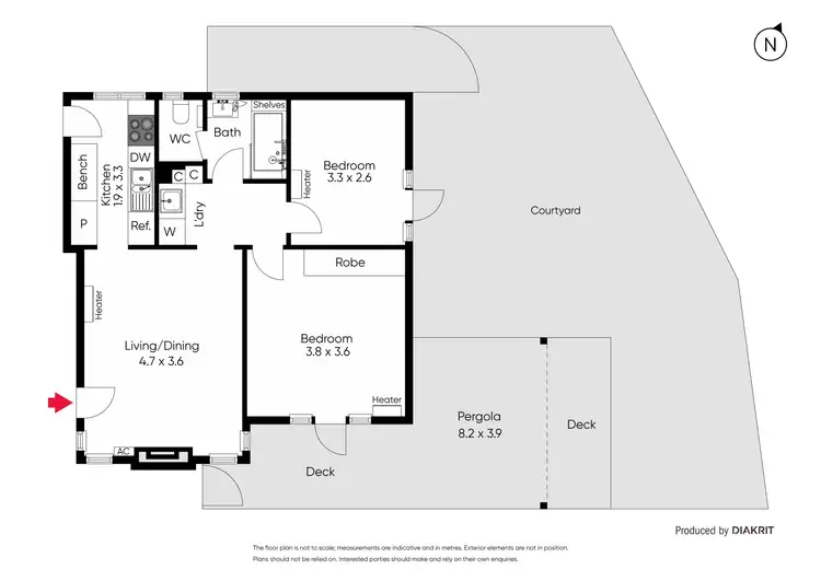 Floorplan of Homely apartment listing, 7/2 Southey Street, Elwood VIC 3184