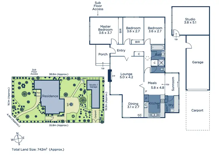 Floorplan of Homely house listing, 15 Malcolm Street, Blackburn VIC 3130