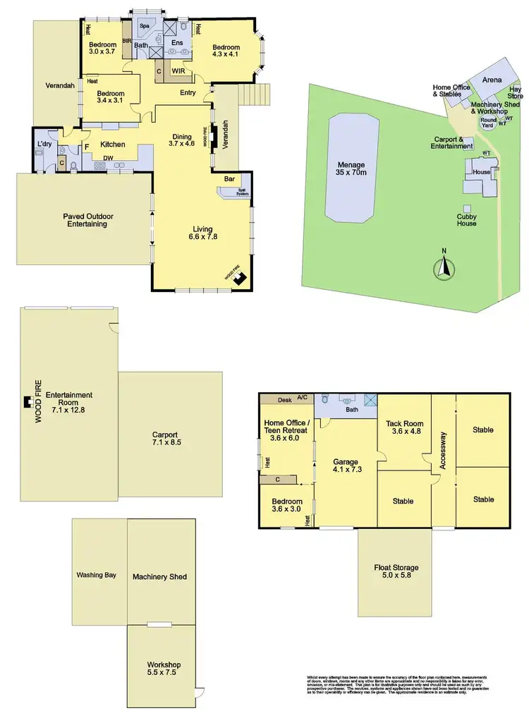 Floorplan of Homely house listing, 365 Chapel Lane, Nutfield VIC 3099