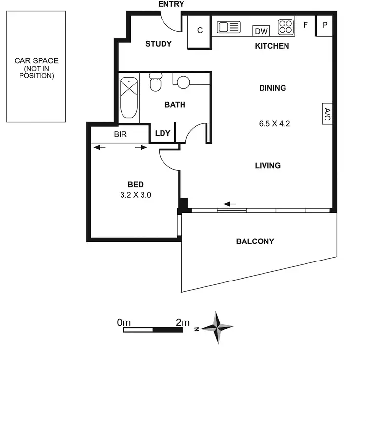 Floorplan of Homely apartment listing, 112/61 Stawell Street, Richmond VIC 3121