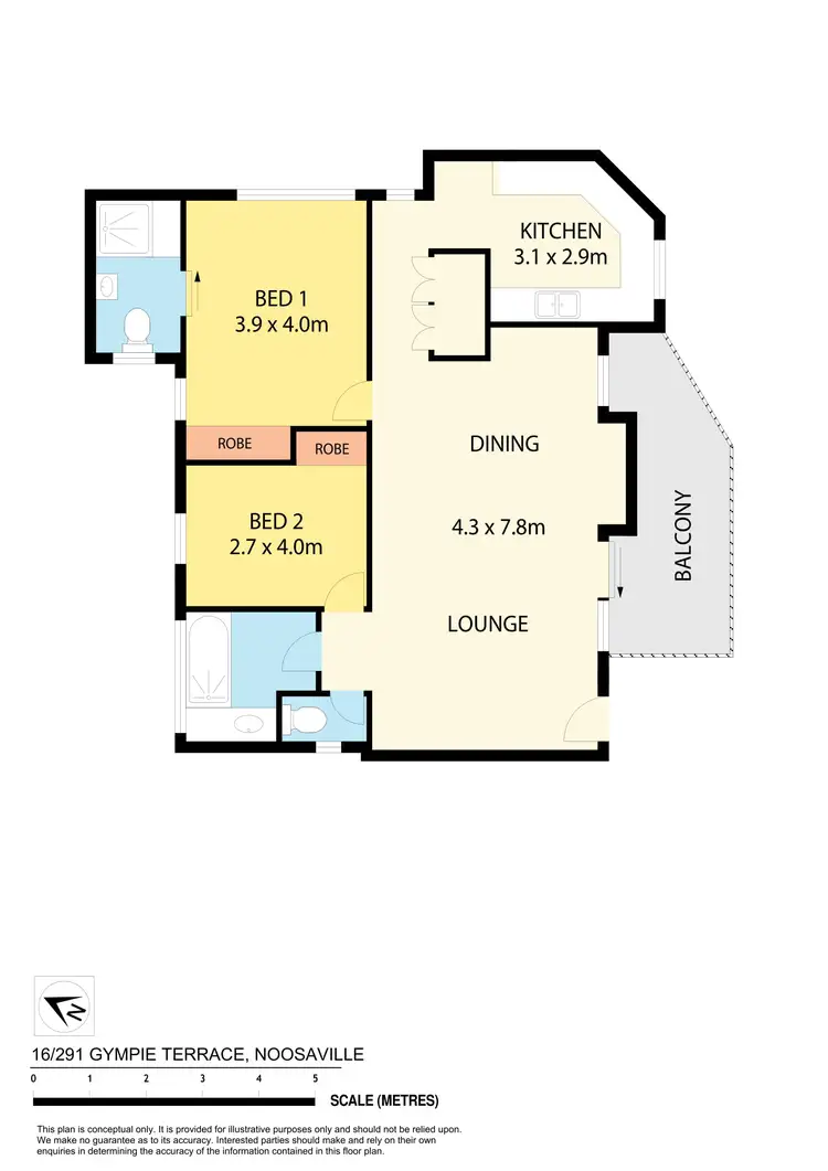 Floorplan of Homely unit listing, 16/291 Gympie Terrace, Noosaville QLD 4566