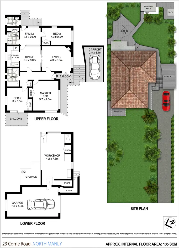 Floorplan of Homely house listing, 23 Corrie Road, North Manly NSW 2100