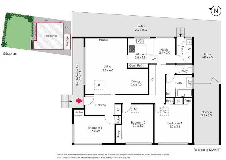 Floorplan of Homely unit listing, 1/7 Gerard Street, Caulfield VIC 3162