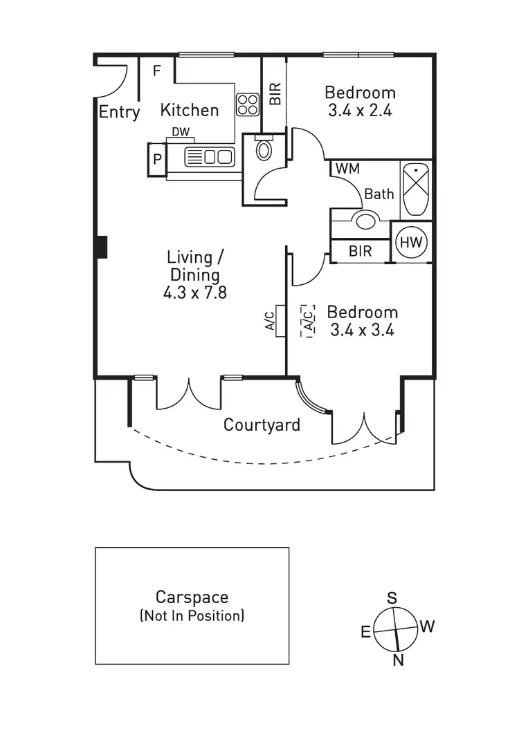 Floorplan of Homely apartment listing, 4/21 Wilson Street, South Yarra VIC 3141