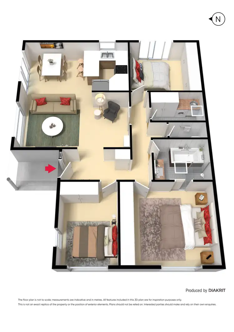 Floorplan of Homely house listing, 66 Greenwood Drive, Carrum Downs VIC 3201