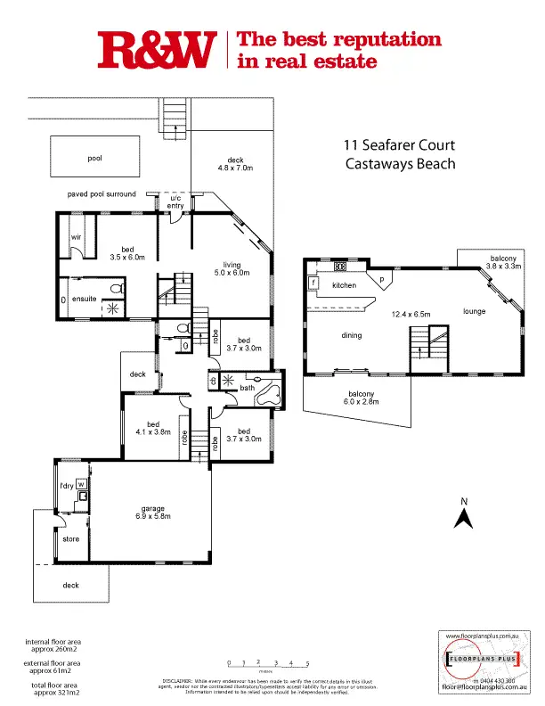 Floorplan of Homely house listing, 11 Seafarer Court, Castaways Beach QLD 4567