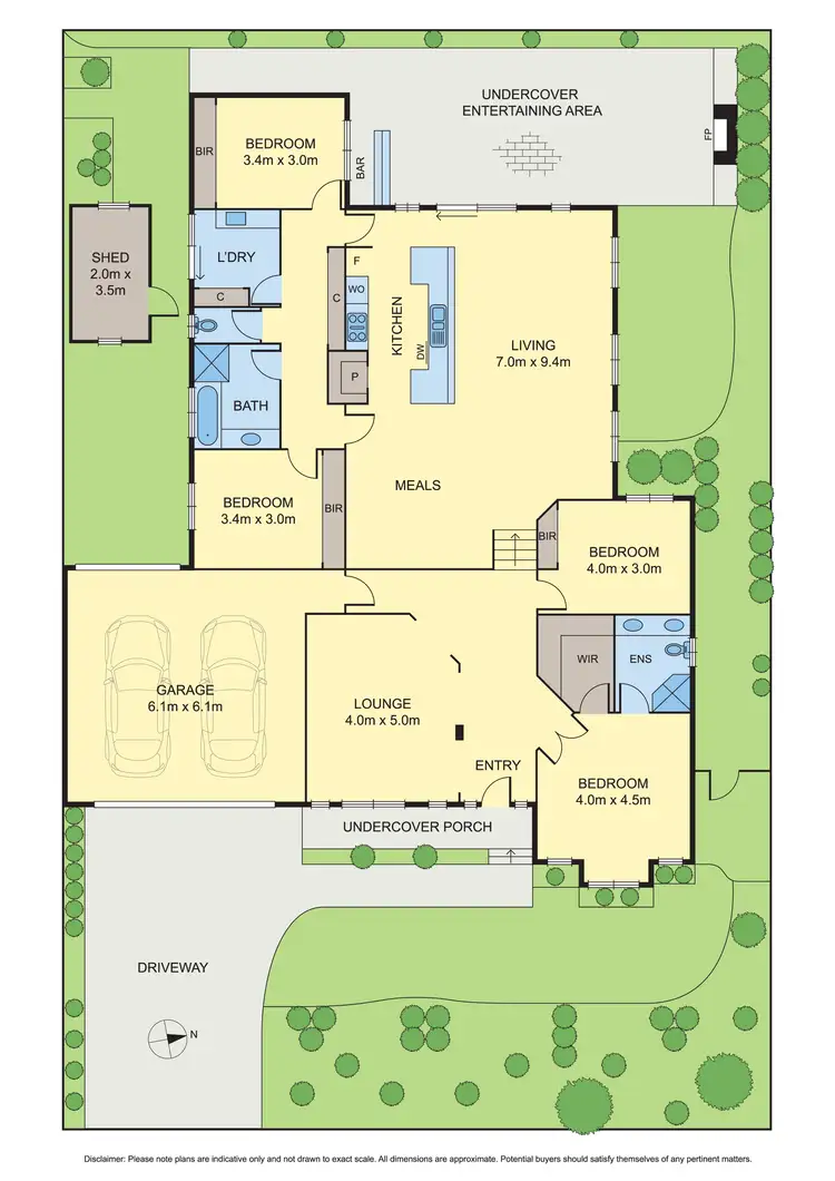 Floorplan of Homely house listing, 9 Cockatoo Drive, Whittlesea VIC 3757