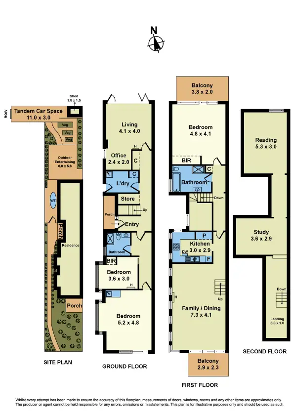 Floorplan of Homely house listing, 110A Esplanade, Williamstown VIC 3016