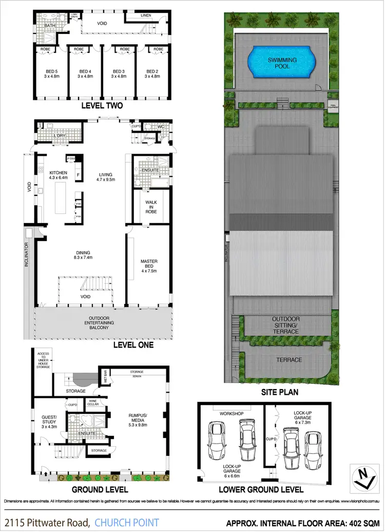 Floorplan of Homely house listing, 2115 Pittwater Road, Church Point NSW 2105