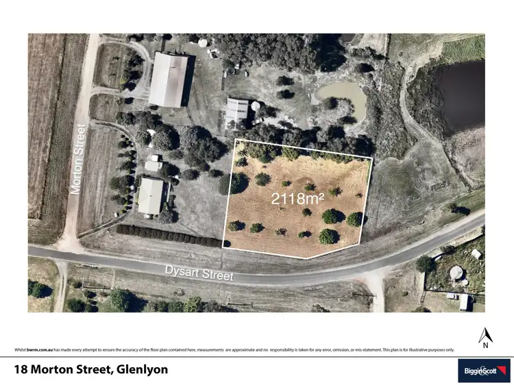 Floorplan of Homely land listing, 18 Morton Street, Glenlyon VIC 3461