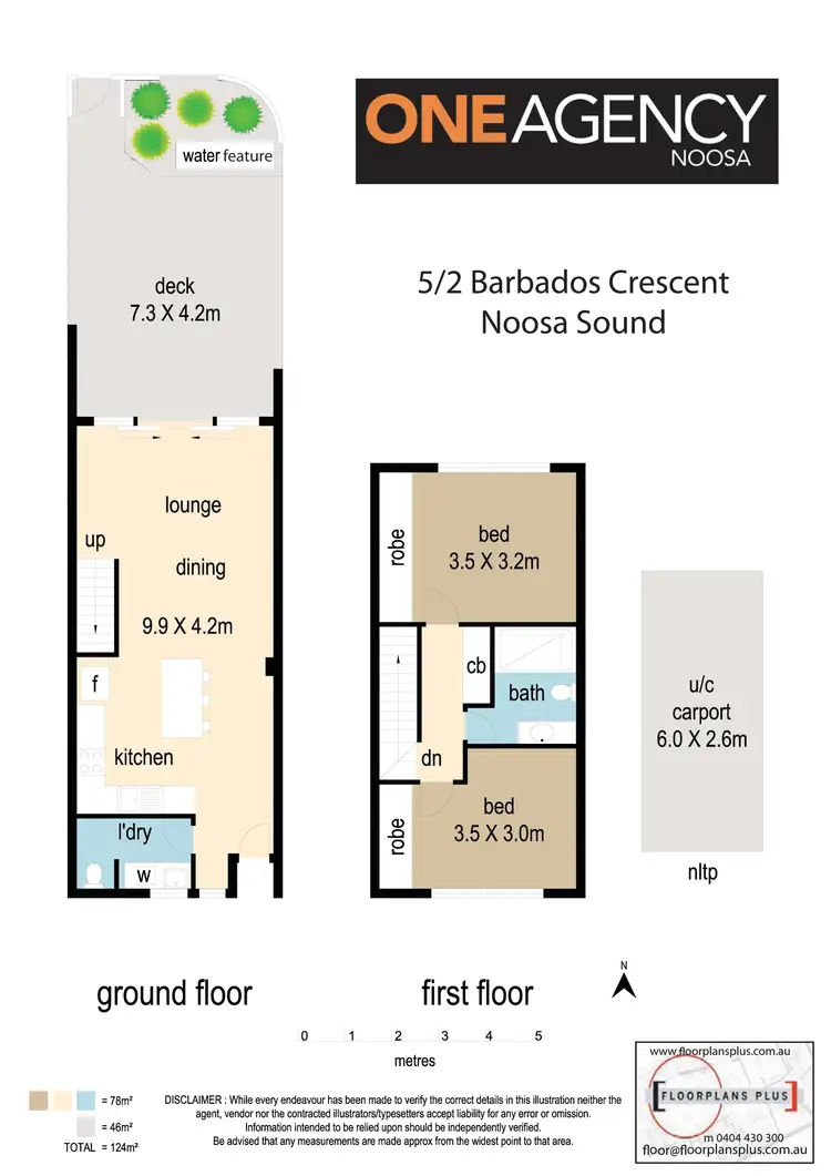 Floorplan of Homely townhouse listing, 5/2 Barbados Crescent, Noosaville QLD 4566