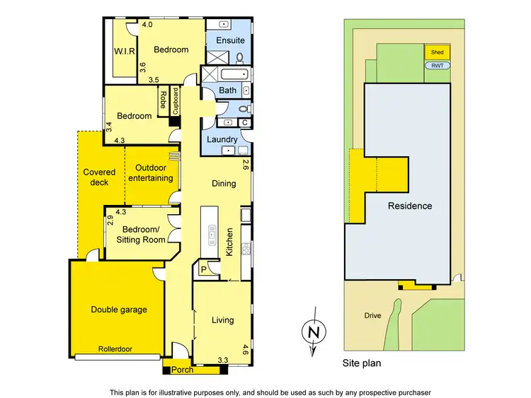 Floorplan of Homely house listing, 97B Alexandra Street, Greensborough VIC 3088